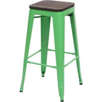 Industrieller Barhocker MCW A73 – Grüne Variante