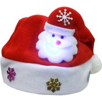 Gorro de Reno Navideño con Iluminación LED