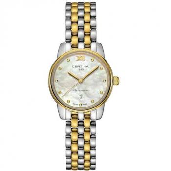 Certina DS-8 Lady 27mm Yellow Gold Analog Watch