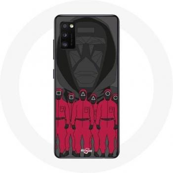 Squid Game Poster and Masks Case for Samsung Galaxy S20