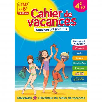 Du CM2 à la 6e Cahiers de Vacances 2017