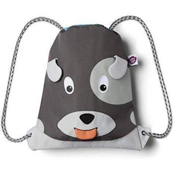 Affenzahn Sac de sport gris pour enfant 28,5 x 36,5 x 0,5 cm