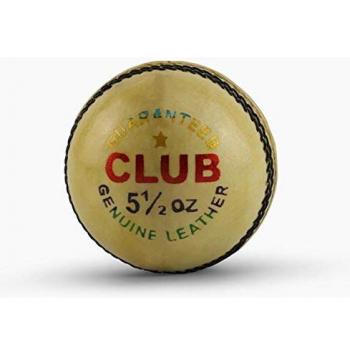 12‑Pack White 5.5oz Splay Club Cricket Balls