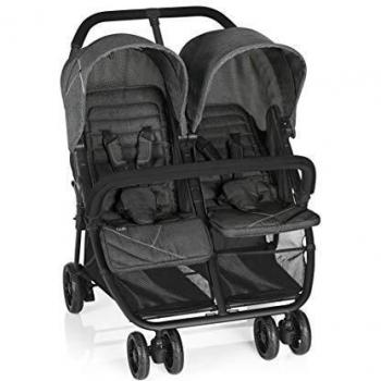 Brevi 760‑650 Grigio Melange Scuro Passeggino Gemellare