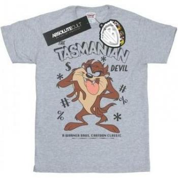 Looney Tunes Girls Vintage Tasmanian Devil T-Shirt 12-13 black