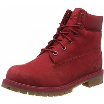 Bottes Enfant Timberland 6 pouces Rouge (Medium Red Nubuck)