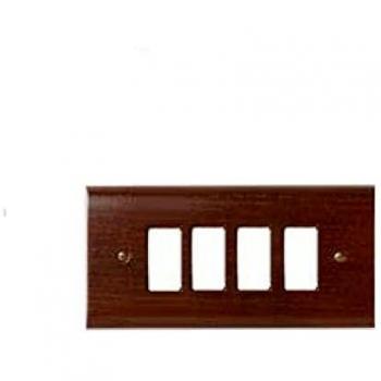 Scaffale Cal 4 Sezioni Noce Legno Magic