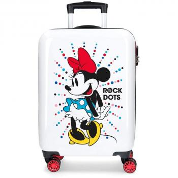 Valigia a Rotelle Disney Minnie Magic Dots 55 cm 33 l – Bianco One Size
