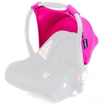 Toldo Baby Monsters Luna para Silla de Auto Grupo 0+ fucsia