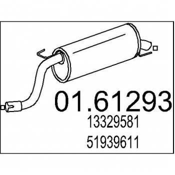 MTS 01.61293 Escape trasero