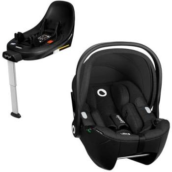 Lionelo MOXIE Babyschale mit Basis schwarz