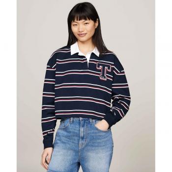 Camisa de mujer Tommy Jeans de manga larga a rayas