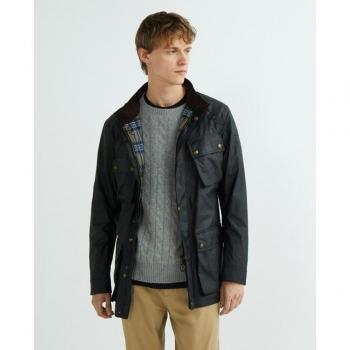 Belstaff Cotton Waxed Jacket Nero 54