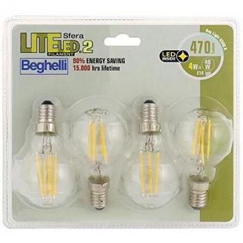 Beghelli LED Sfera 4W E14