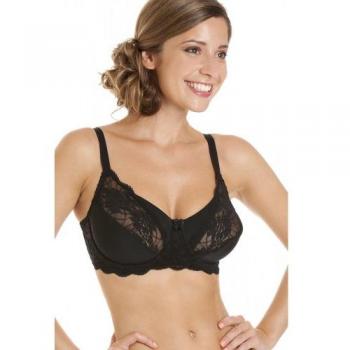 Classic Lace Underwire Bra – Black Edition