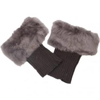 Winter Women’s Faux Fur Leg Warmers and Boot Toppers