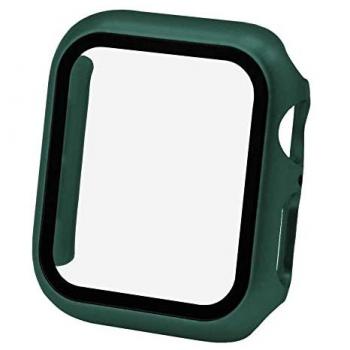PE Tempered Glass Schutzfolie für Smartwatches Apple Watch 4/5/6/SE (44mm) Anthrazit