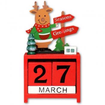 Petit calendrier de Noël en bois