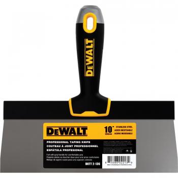 Kelle & Spachtel DeWalt 2‑136 – Hohe Klinge aus Edelstahl, komfortabler Griff (254 mm)