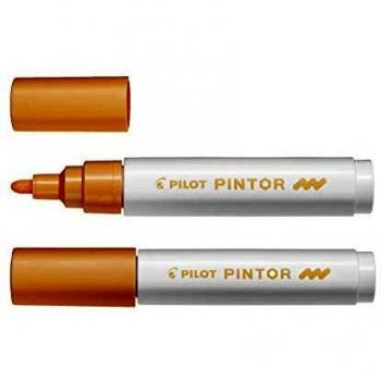 Marqueur Trempage Pilot Pintor Taille Moyenne 1,4 mm Orange Pastel