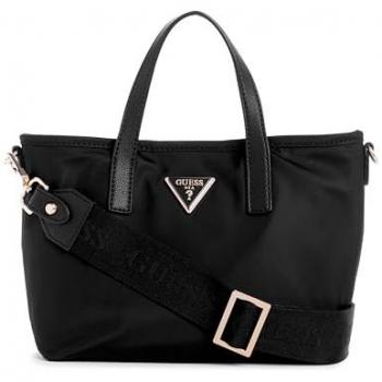 Bolso bandolera Guess Latona negro para mujer