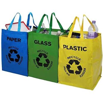 SustainPro 3‑Pack Heavy Duty Recycling Bags