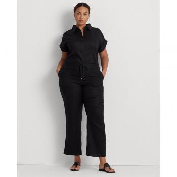 Pantalon Lauren Curve Lin Tissu
