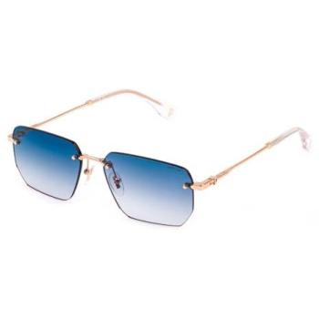Police SPLQ89 FORCE 8 300Y Goldene Herren Sonnenbrillen – Polarisiert