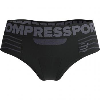 Compression boxer nero donna senza cuciture