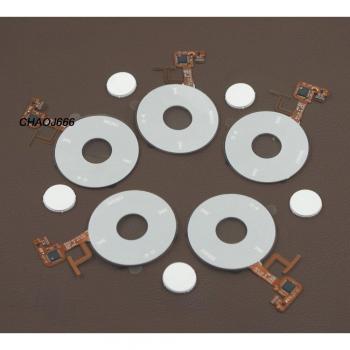 Juego de 5 ruedas de clic blanco + botón central para iPod 5th gen (30GB/60GB/80GB)