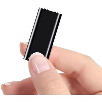 Compact Voice Recorder 32GB Portable Audio Recorder USB MP3 Player Mini Tape Recorder for Lectures, Interviews, Meetings
