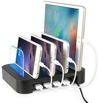 Stazione di Ricarica Multiporta NexGadget: Organizzatore USB