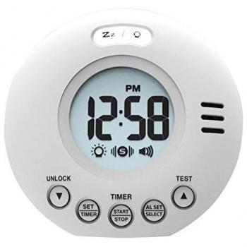 Réveil malentendant vibreur GEEMARC Wake'n'Shake Voyager Fonction Snooze de 5 à 60 minutes