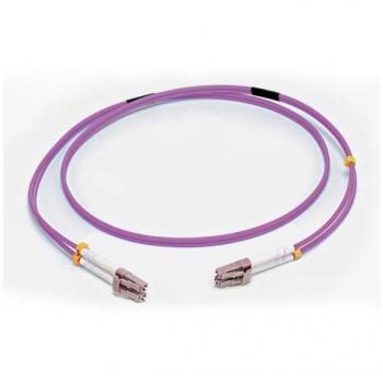 Fibra Óptica LSZH OM4 LC a LC – 1 m, Morado