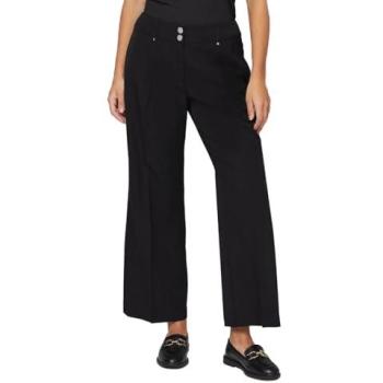 Size 14 Wallis Black Smart Wide‑Leg Bottoms for Women