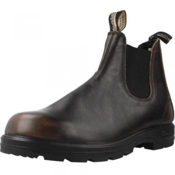 Bottines en Cuir Blundstone Classic Chelsea Marron 38