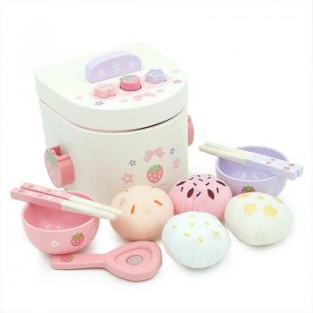 Mini Wooden Rice Cooker for Kids