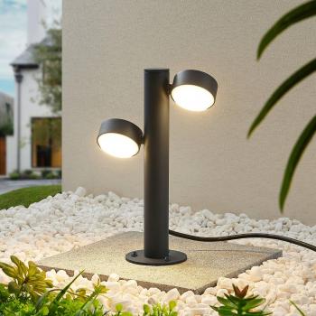 Lucande Kynlee éclairage extérieur, 2 lampes, 30 cm