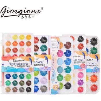 Set de Peintures Aquarelle 28 Couleurs avec Accessoires