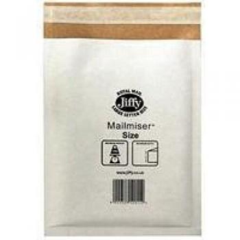 Jiffy Mailmiser Size 0 140x195mm White MM-0 Pack of 100 JMMWHO