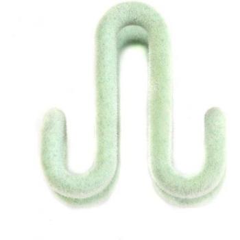Cintres Doreen en plastique floconné, 5 pièces