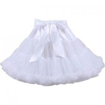 Vestido de novia Lolita con diseño de tutú plisado