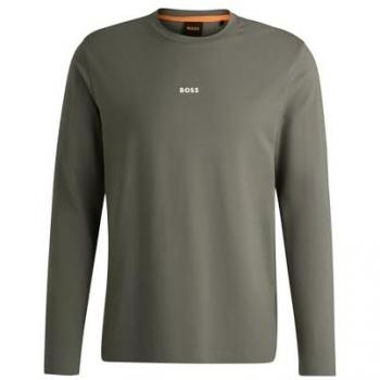 BOSS ORANGE Langarmshirt TChark mit Logo-Schriftzug