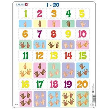 Colección de Números 1 al 20 – 20 tarjetas