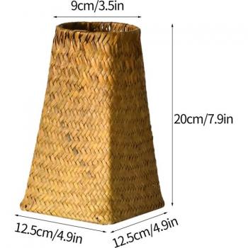 Handcrafted Straw Vase for Weddings