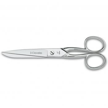 Tijeras para zurdos de costura 15 cm (6″) – 3 Claveles Ref. 117