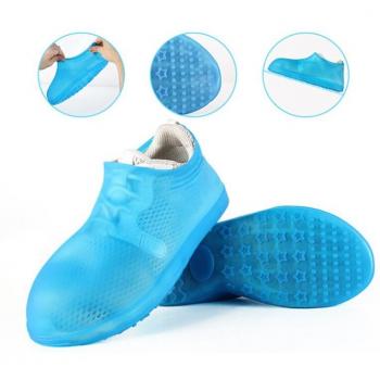 Couvre-chaussures imperméables en caoutchouc pour intempéries
