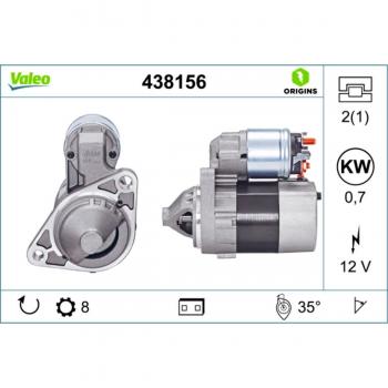 Motor de Arranque Valeo 438156