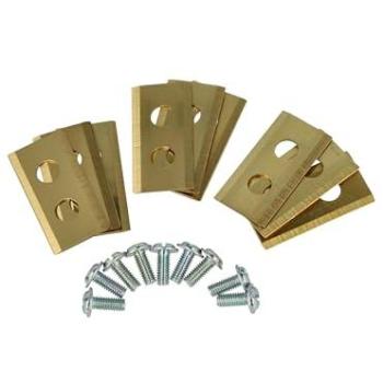 Worx Landroid S-Series Blade & Disc Bundle – 9 Blades + Screws (Gold/Black)