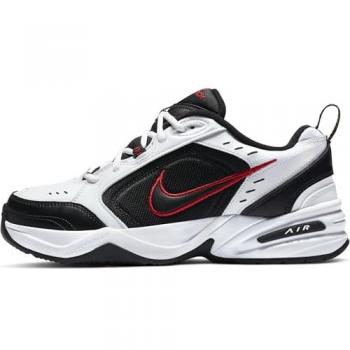 Trainingsschuh NIKE AIR MONARCH IV Gr. 39, schwarz-weiß, Leder, Synthetik, Textil